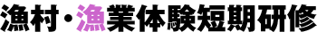 漁村・漁業体験短期研修