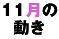 11月の動き