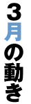 3月の動き