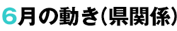 6月の動き(県関係)